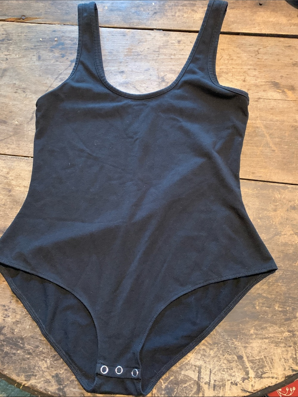 Chaser Black Tank-Style Bodysuit